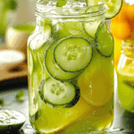 Refreshing Cucumber Breeze Agua Fresca