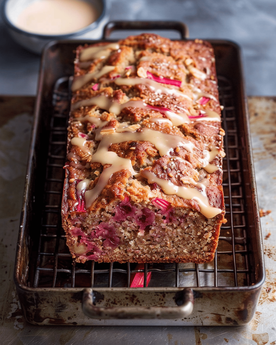 Rhubarb Banana Bread Recipe