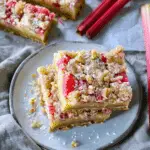 Rhubarb Custard Bars