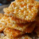 Rice Krispie Cheddar Crackers