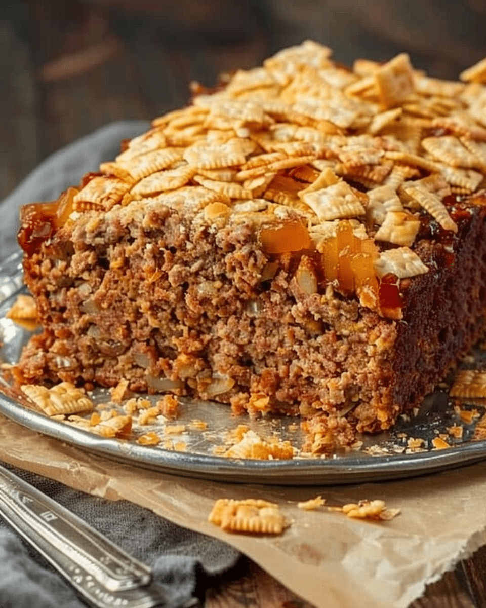 Ritz Cracker Meatloaf