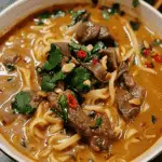 Satay Beef Noodle Soup Recipe