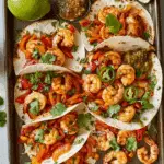 Sheet Pan Shrimp Fajitas