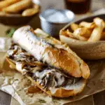 Slow Cooker French Dip Sandwich
