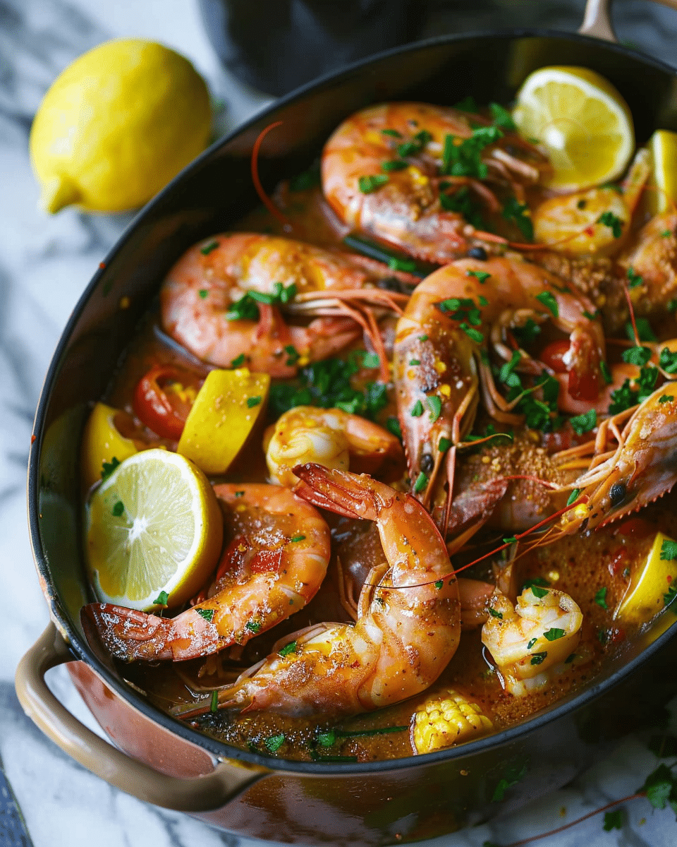 Slow Cooker Shrimp Boil