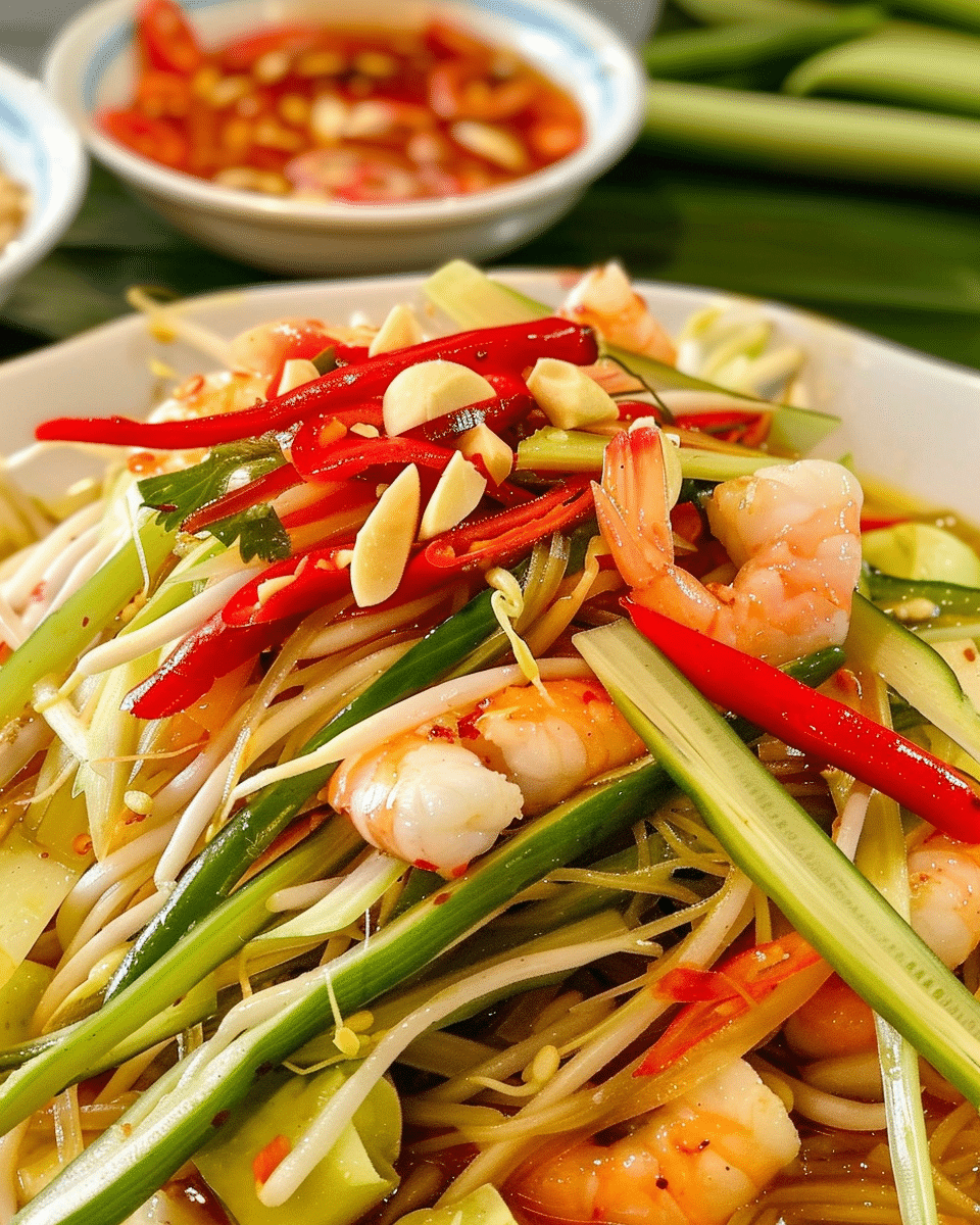 Som Tum Thai (Green Papaya Salad)