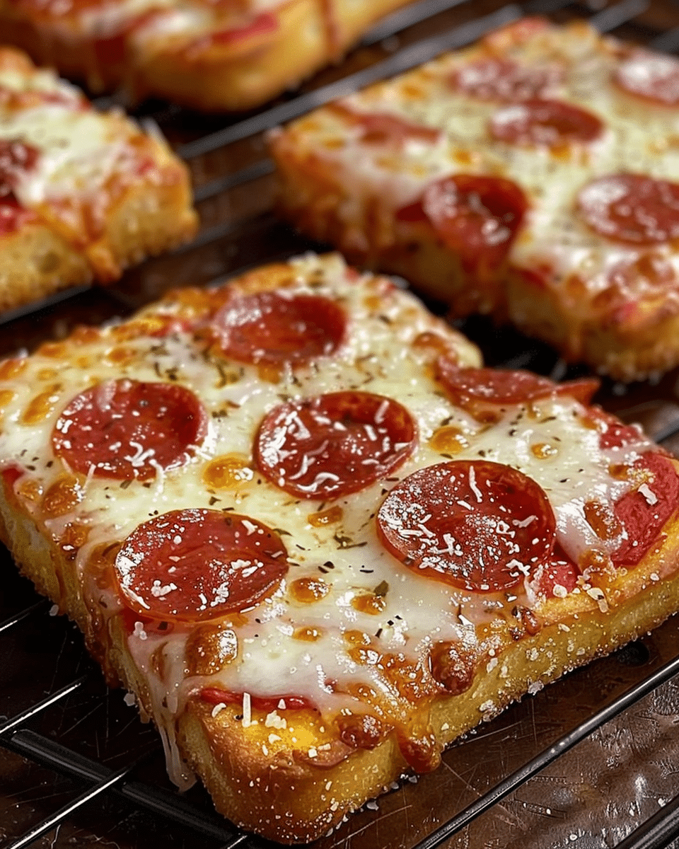 Texas Toast Air Fryer Pizza