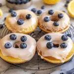 Baked Lemon Blueberry Donuts
