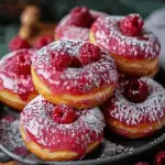 Baked Raspberry Donuts