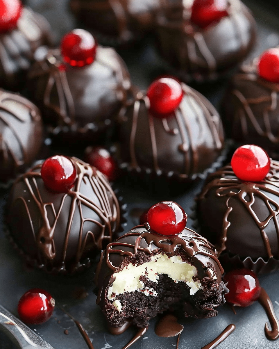Black Forest Cookie Dough Brownie Bombs: A Decadent Dessert Delight