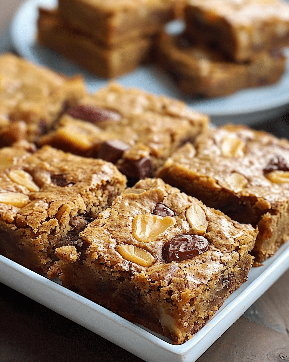 Brown Butter Fall Treats Blondies