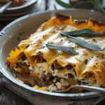 Butternut Squash Cannelloni with Walnut-Sage Béchamel Sauce