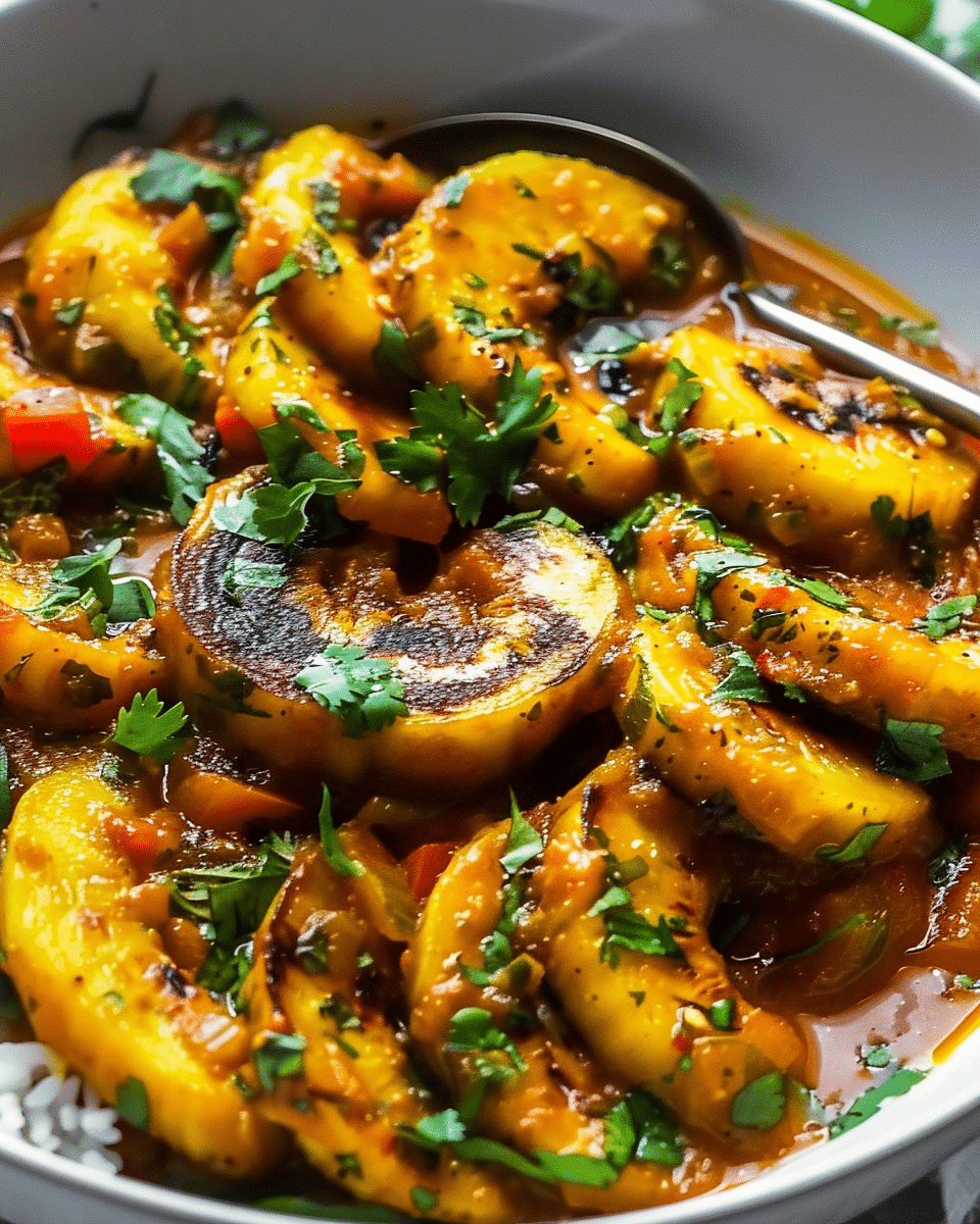 Caribbean-Style Plantain Curry