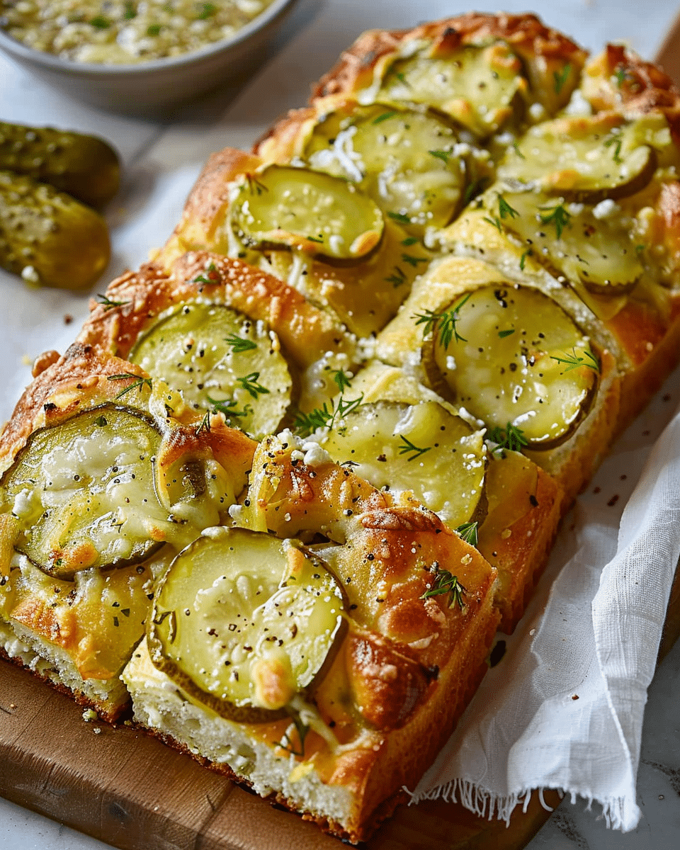 Cheesy Pickle Bread