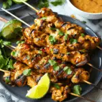 Chicken Satay with Peanut Sauce: A Flavorful, Grilled Delight