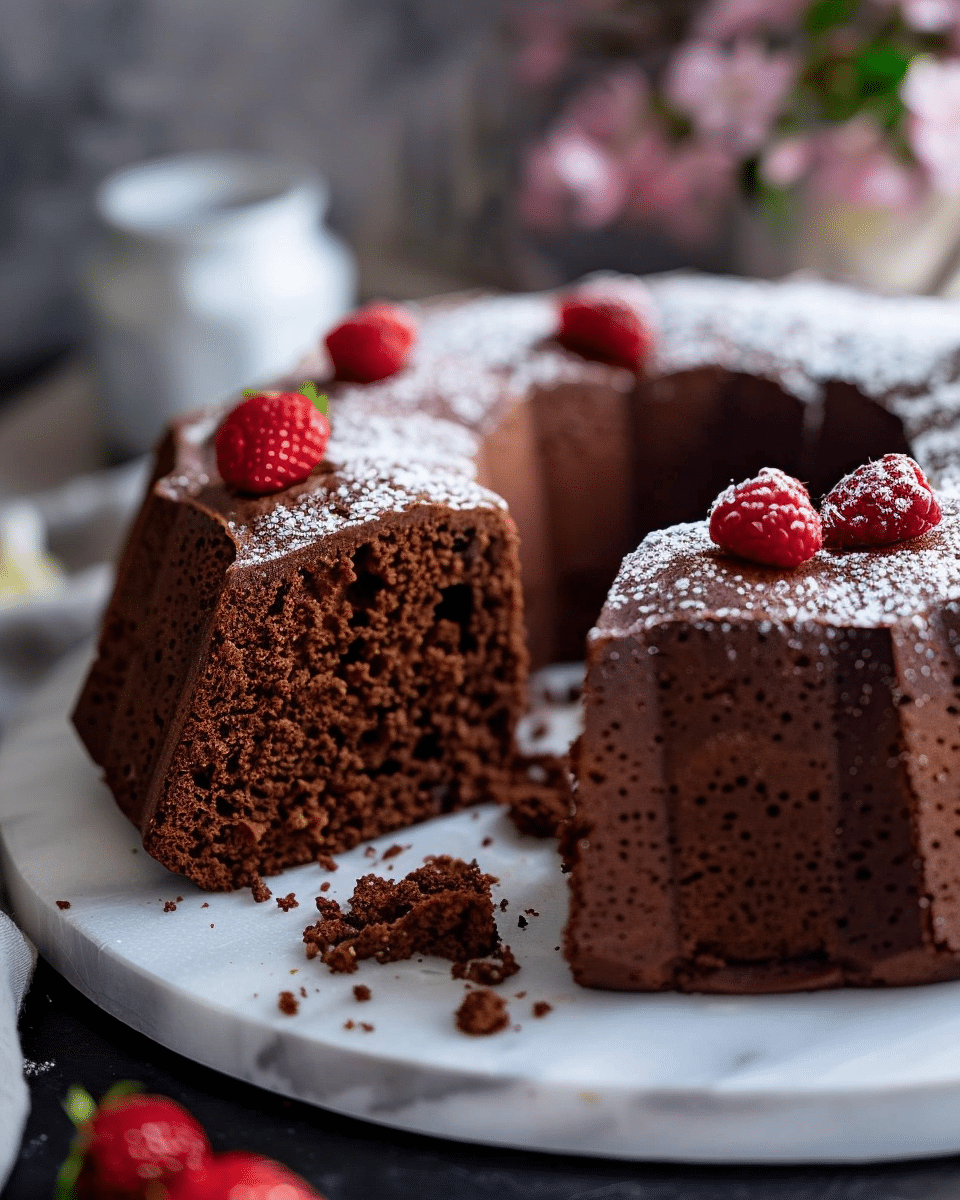 Chocolate Chiffon Cake Recipe