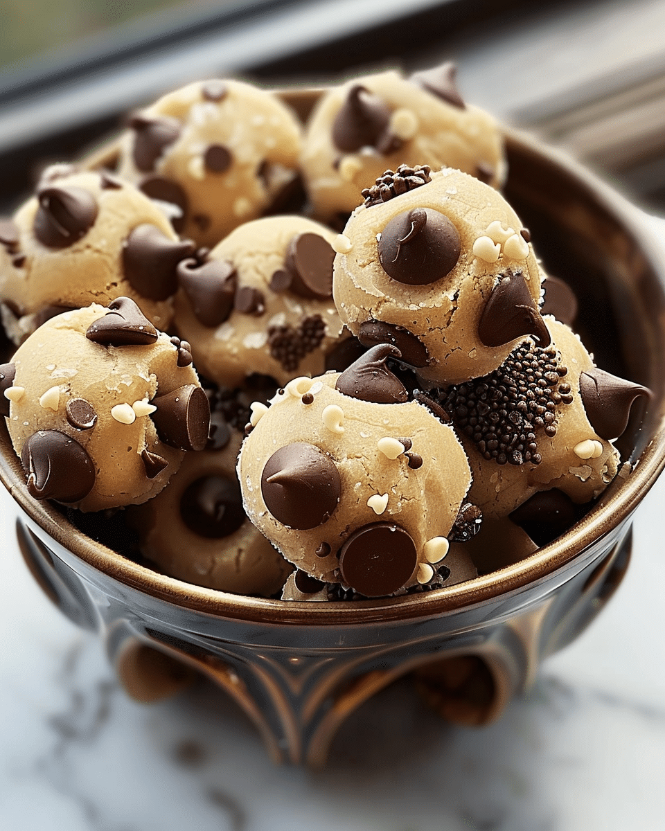 Chocolate Chip Cookie Dough Bites