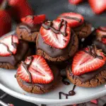 Chocolate Dipped Strawberry Cookies