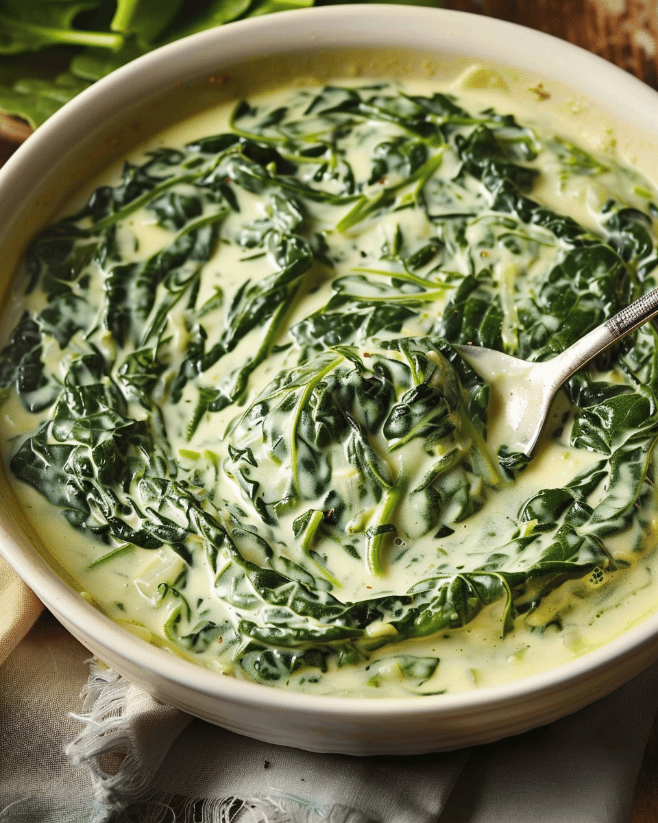Creamed Spinach Recipe for Delicious Side Dish