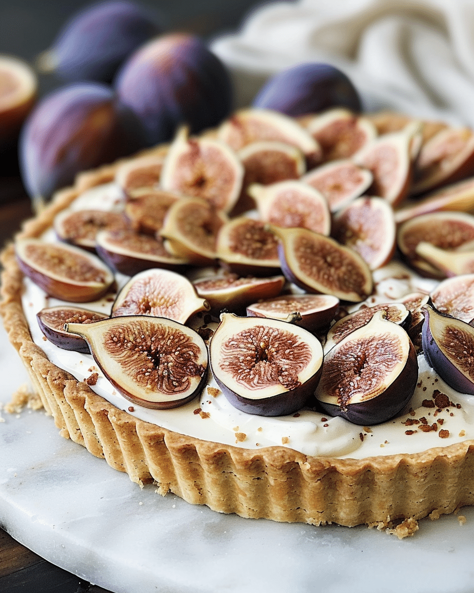 Creamy Fig and Mascarpone Tart
