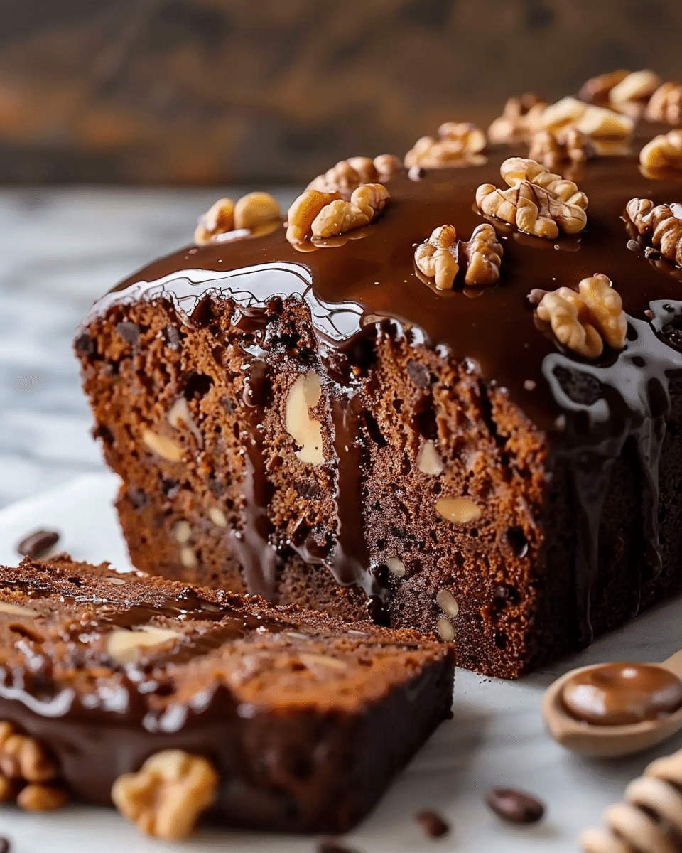 Date Coffee Loaf Cake with Walnuts and Rich Espresso Glaze: An Incredible 7-Step Recipe