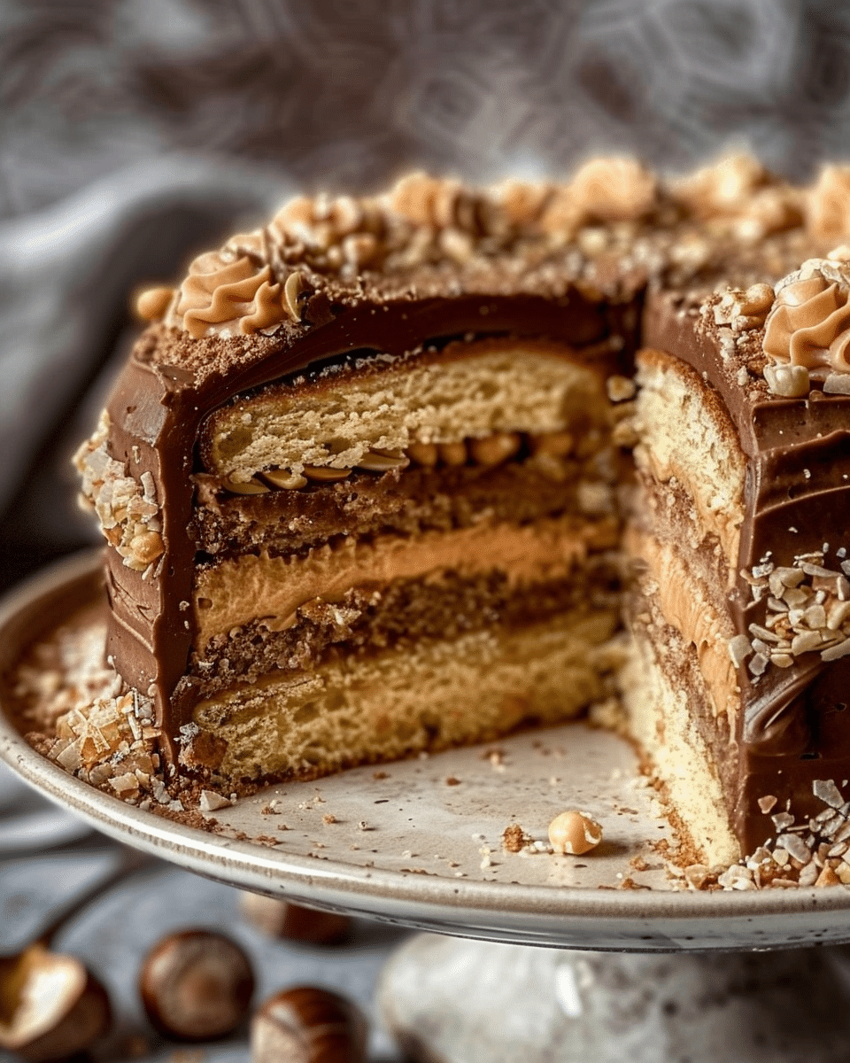 Decadent Egyptian Hazelnut Cake: An Incredible 3-Layer Luxury Treat