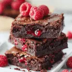 Decadent Raspberry Truffle Brownies