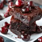 Delicious Roasted Cherry Brownies