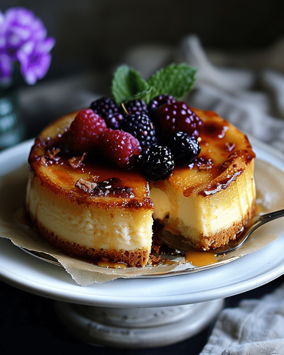 Double Vanilla Crème Brûlée Cake With Condensed Milk Soak & Brulee Topping: An Incredible 1-Recipe Delight