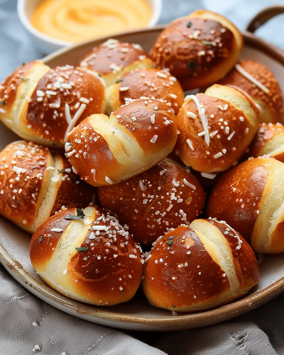 Easy Homemade Soft Pretzel Bites Recipe