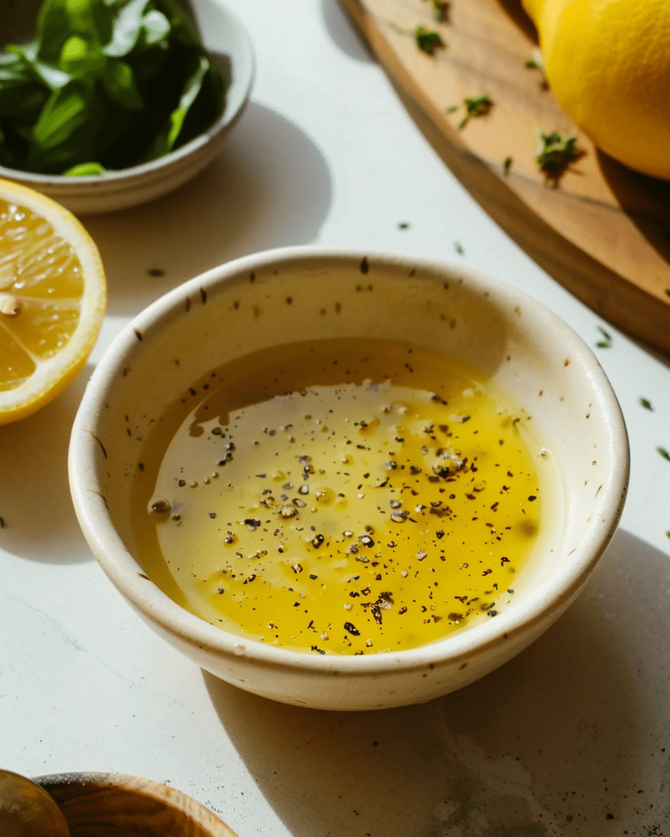 Honey Lemon Vinaigrette Salad Dressing