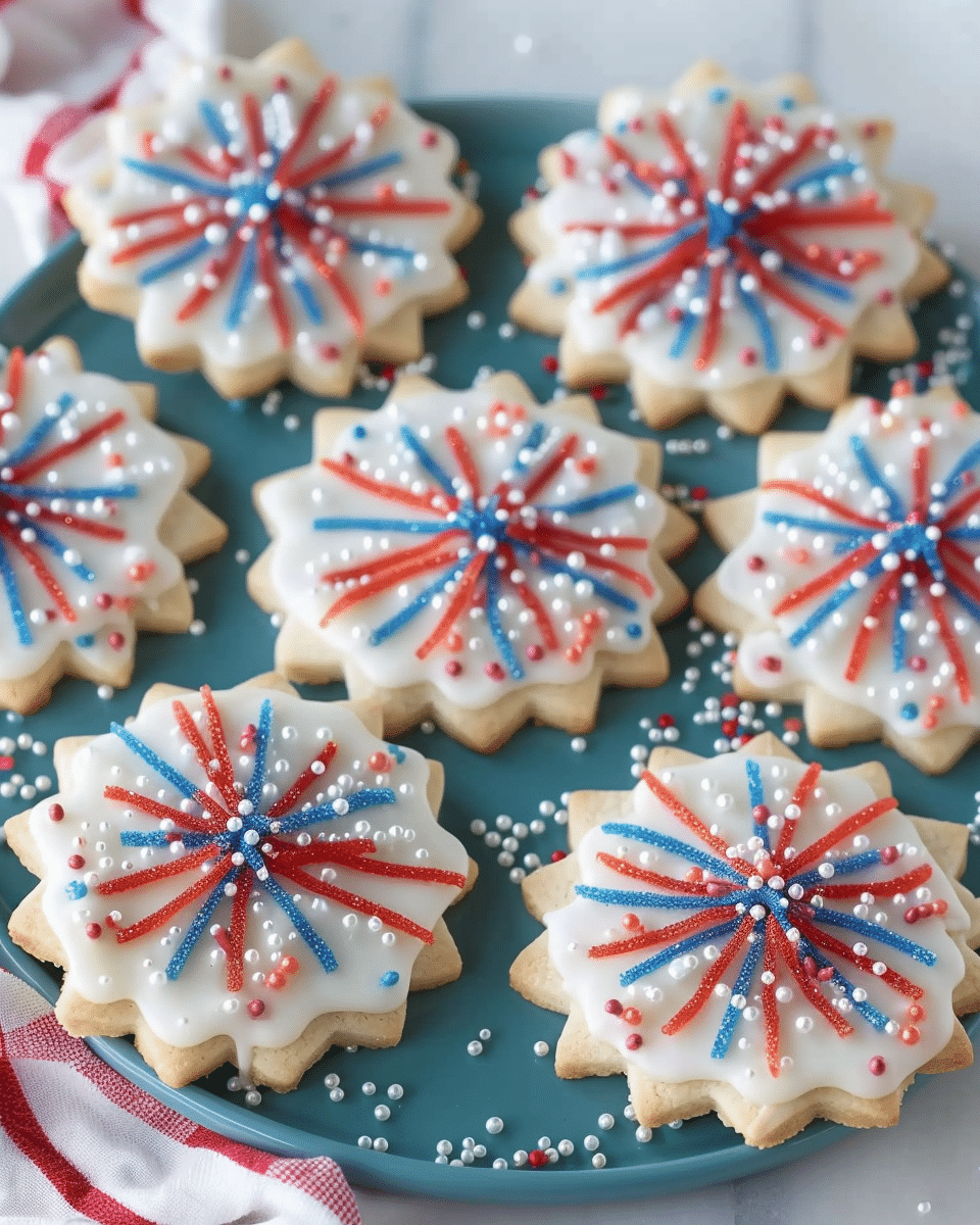Fireworks Sugar Cookies Recipe
