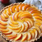 Fresh Nectarine Tart with Honey Glaze