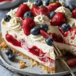 Frozen American Flag Cheesecake