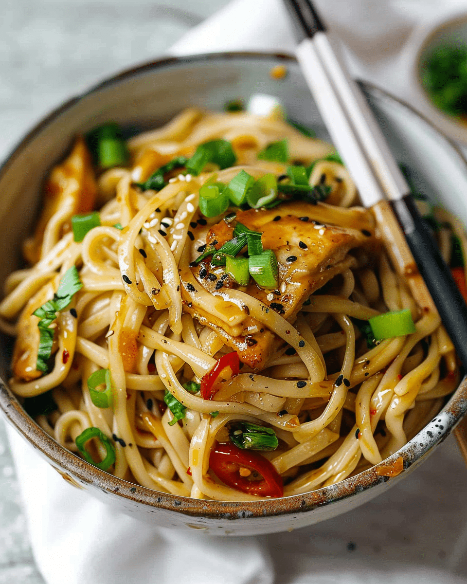 Ginger Soy Stir Fry Chinese Noodles