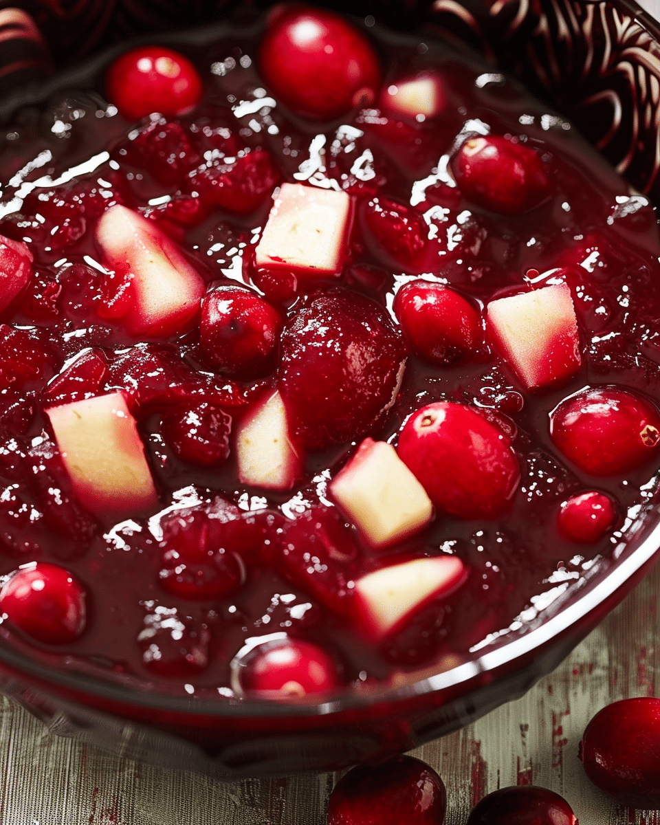 Cranberry Apple Sauce Recipe