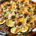 Ground Beef Zucchini Casserole