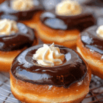 Homemade Boston Cream Donuts in Minutes