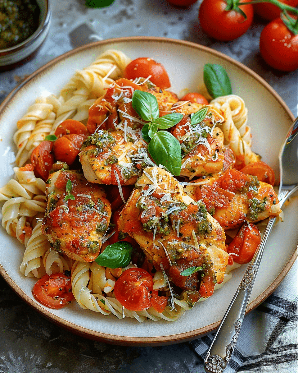 Italian Chicken with Basil Pesto & Grape Tomatoes: An Incredible Ultimate Recipe