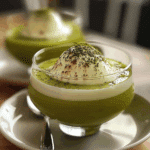 Matcha White Chocolate Panna Cotta