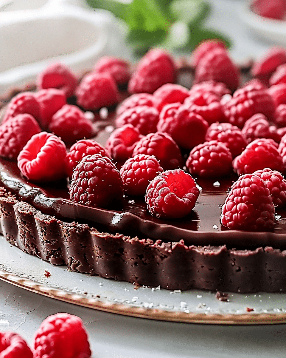 No-Bake Chocolate Raspberry Tart: A Luxurious, Effortless Dessert