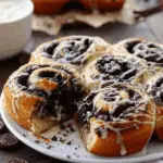 Oreo-Stuffed Cinnamon Rolls