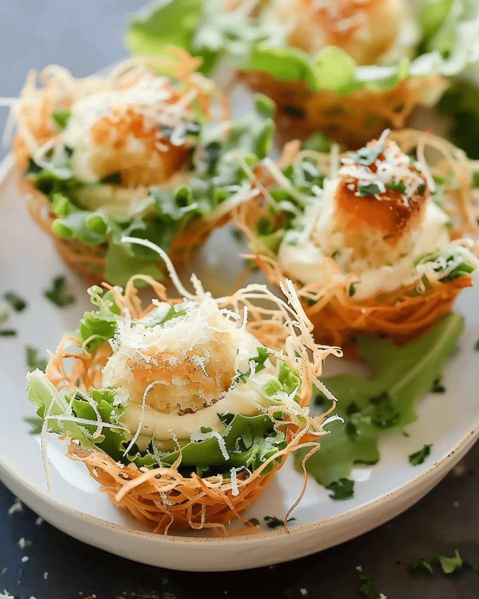 Parmesan Cups + Caesar Salad: An Incredible Secret Recipe to Try