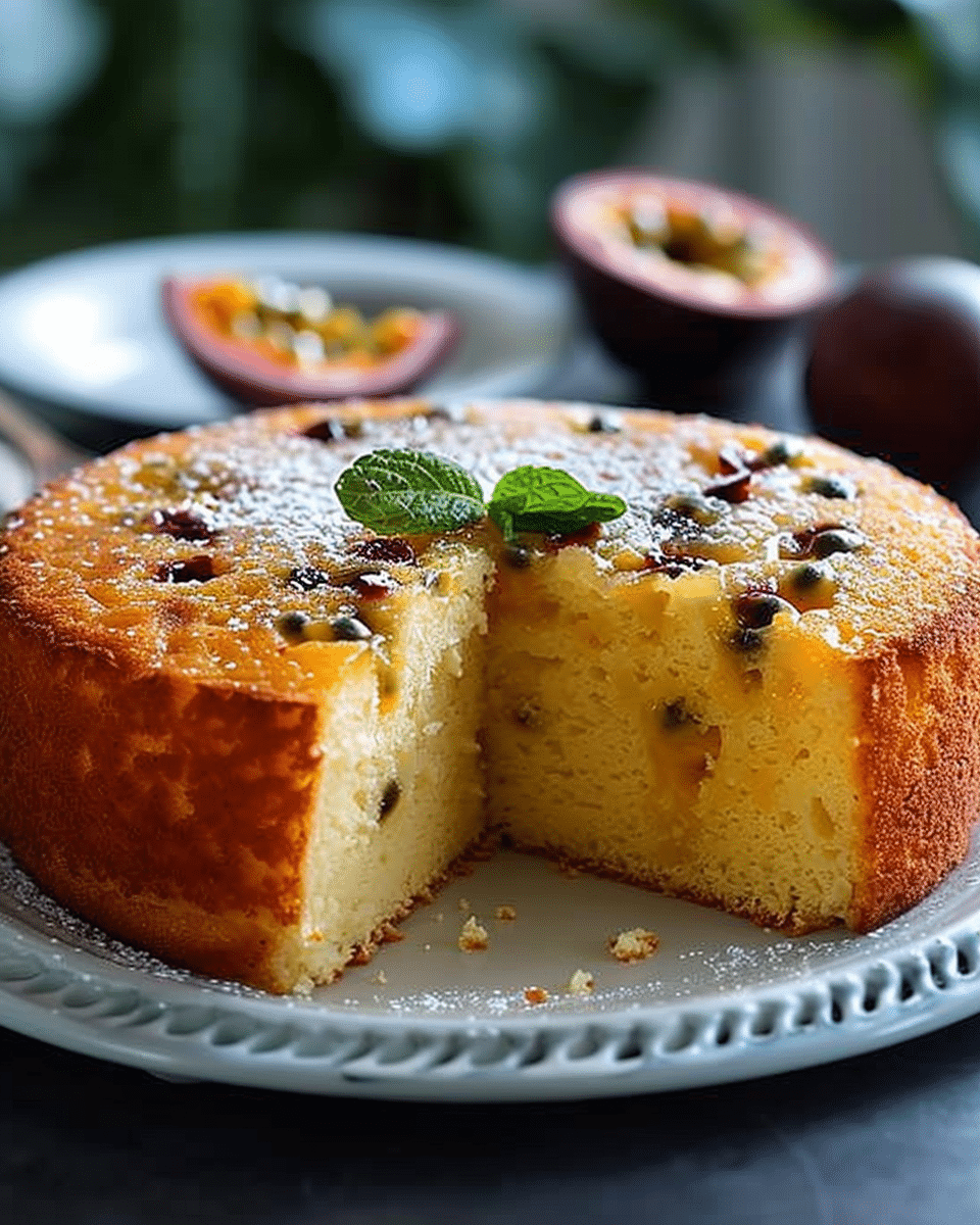 Passionfruit Yoghurt Cake Recipe
