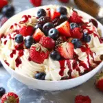 Patriotic Berry Cheesecake Salad