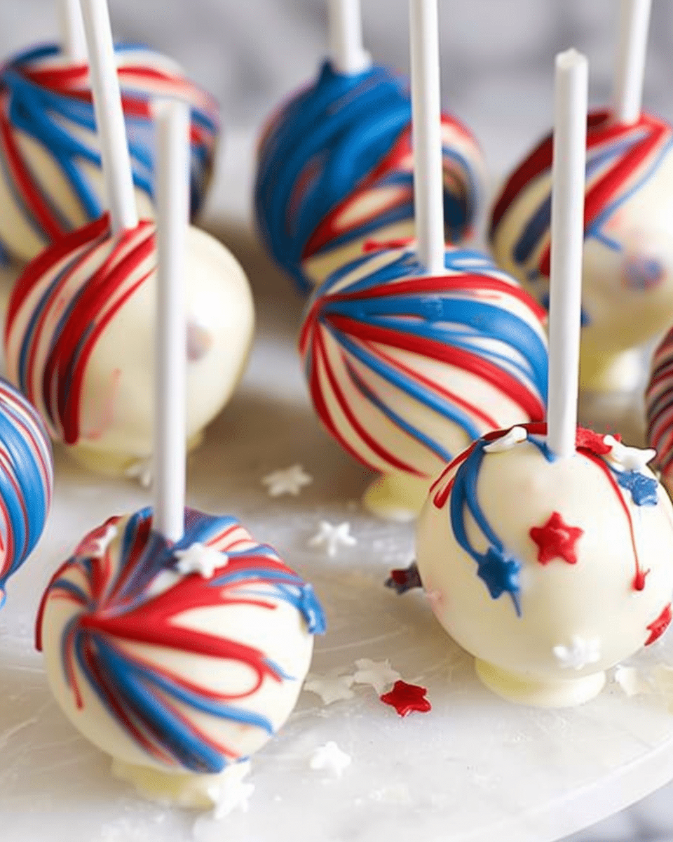 Patriotic Cake Pops Recipe