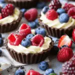 Patriotic Chocolate Tartlets Recipe