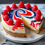 Patriotic Swirl Cheesecake Recipe