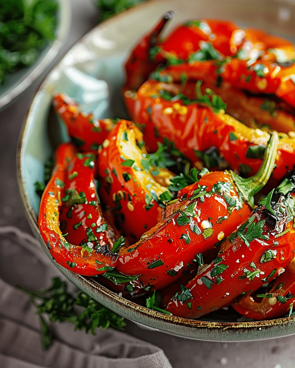 Piedmontese Roasted Peppers with Garlic and Parsley: An Incredible 7-Step Recipe