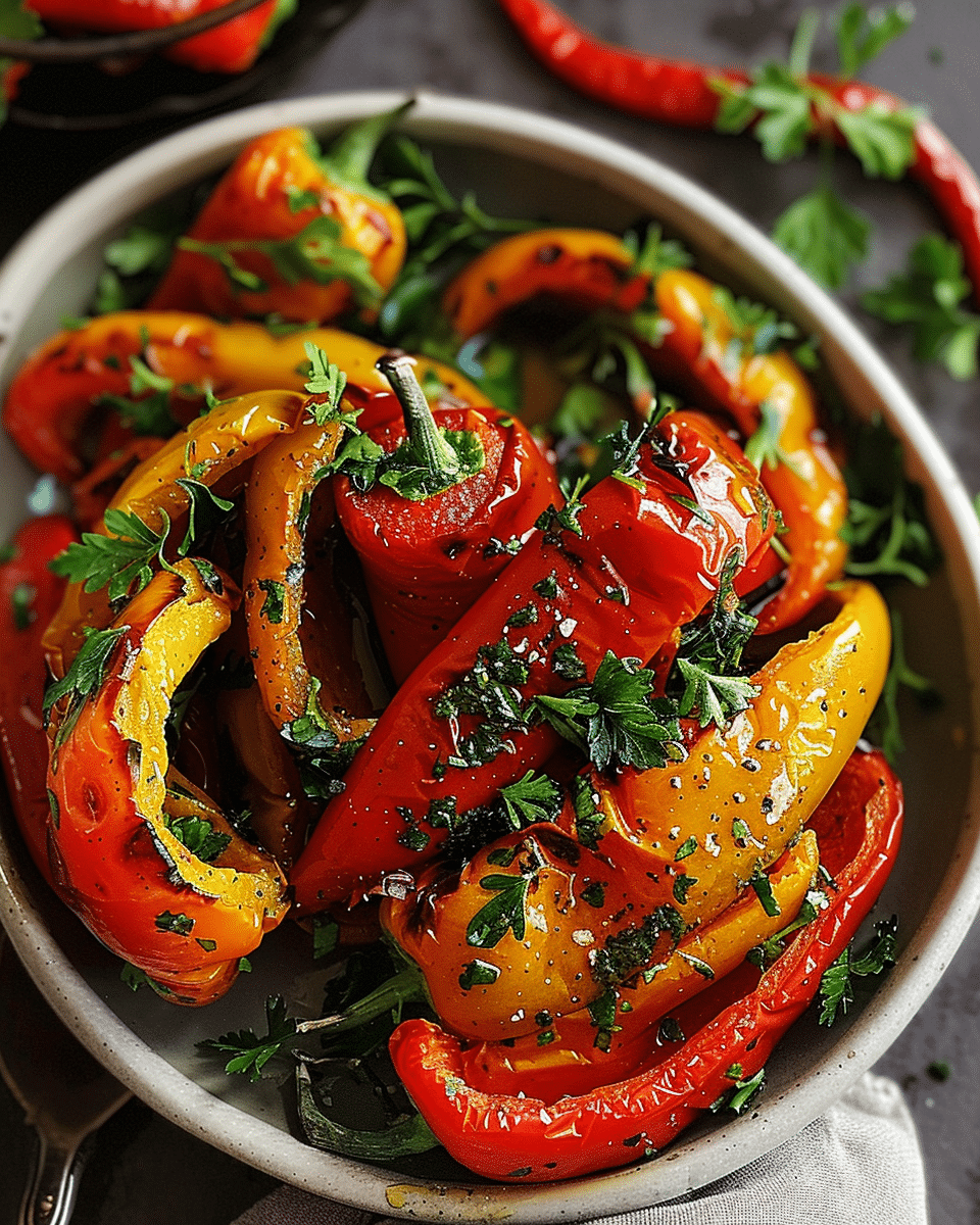 Piedmontese Roasted Peppers with Garlic and Parsley: An Incredible 7-Step Recipe